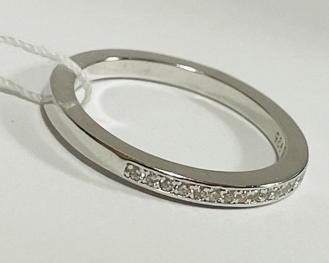 Серебряное кольцо с цирконием (32405065) 2