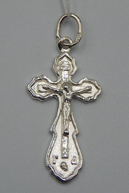 Срібний підвіс-хрест (31867816) 0