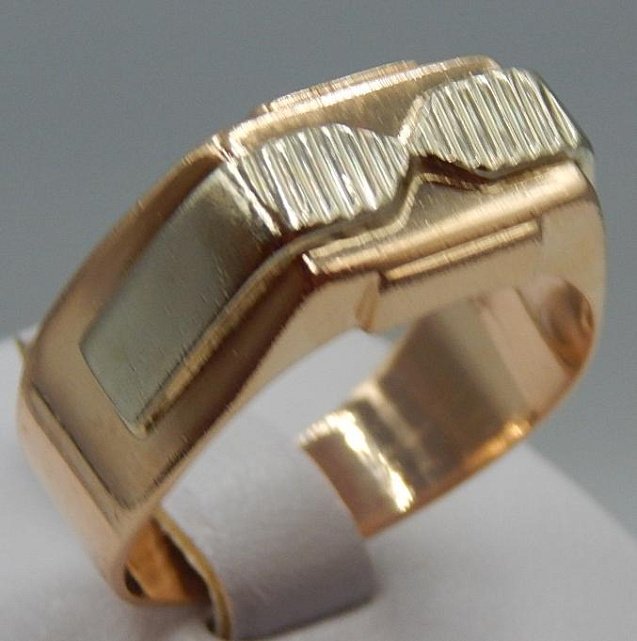 Перстень з червоного та білого золота (31896181) 2