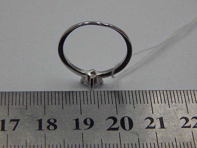 Сререюряное кольцо с цирконием (30844957) 2