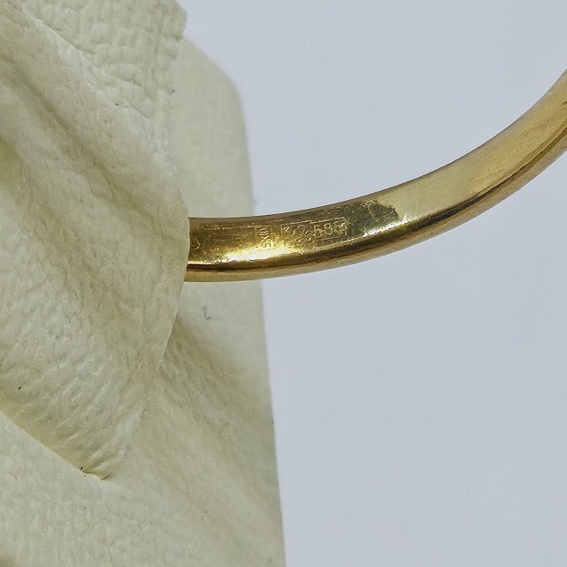 Кольцо из красного и белого золота с цирконием (33744867) 3