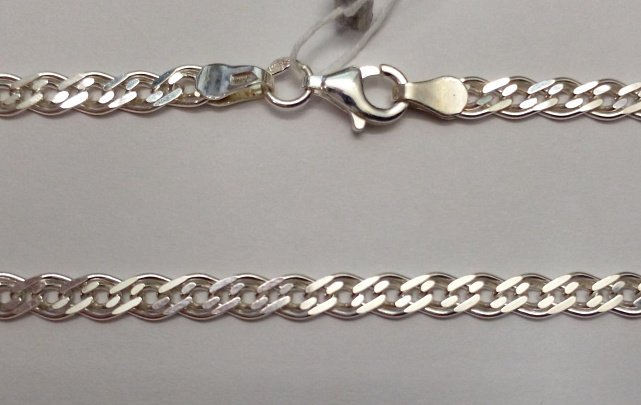 Срібний ланцюг із плетінням Нонна (32043774) 0