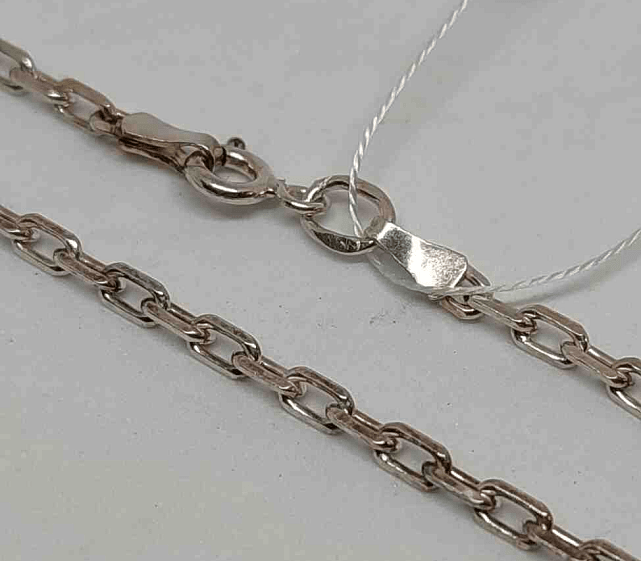 Серебряная цепь с плетением Якорное (28840066) 0