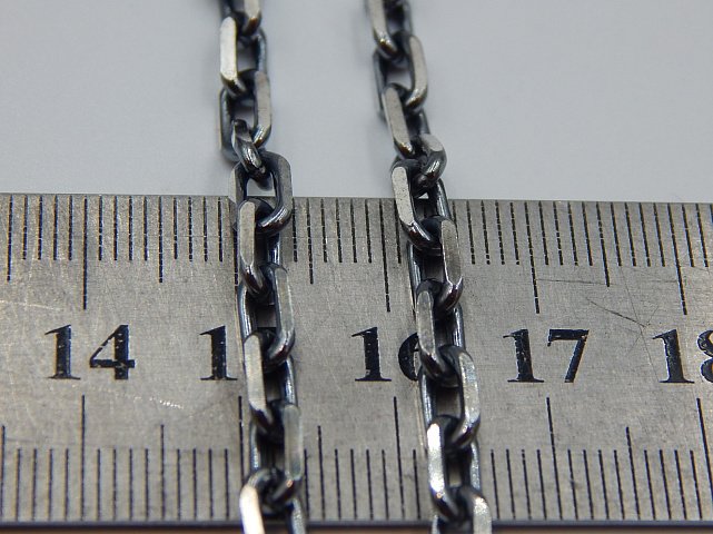 Срібний ланцюг із плетінням Якірне (30442235) 2