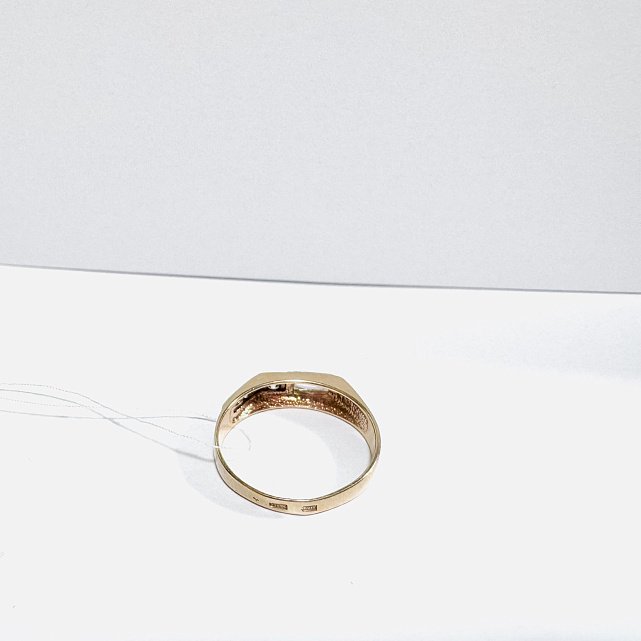 Перстень з червоного золота з цирконієм (33425283) 11