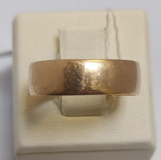 Обручальное кольцо из красного золота (33452024) 0