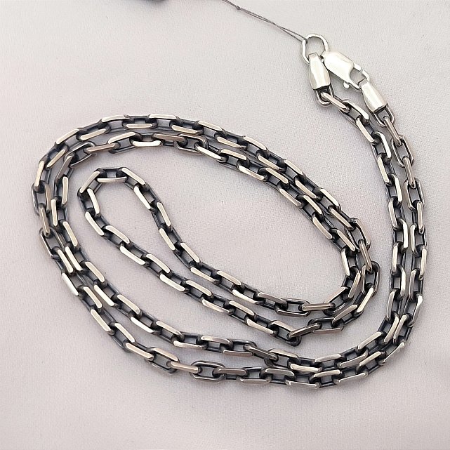 Серебряная цепь с плетением Якорное (33445686) 1