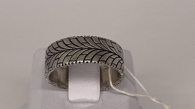 Серебряное кольцо с эмалью (31984189) 3