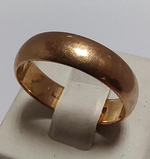 Обручальное кольцо из красного золота (33669396) 0