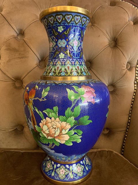 Декоративная китайская ваза (Клуазоне) 31169889 0