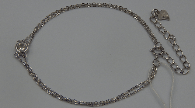 Серебряный браслет с цирконием (31292211) 0