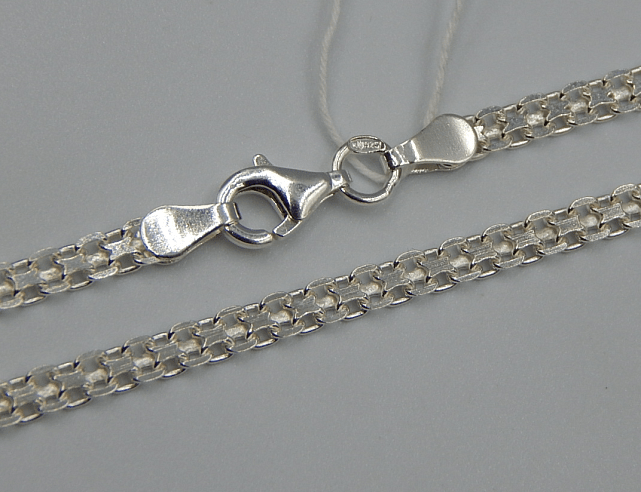 Серебряная цепь с плетением Фантазийное (32202636) 0
