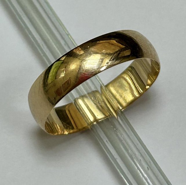 Обручальное кольцо из красного золота (33805667)  0