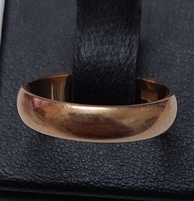 Обручальное кольцо из красного золота (33276643) 2