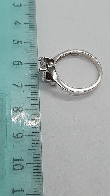 Серебряное кольцо с цирконием (31803685) 3
