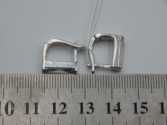Срібні сережки з цирконієм (32933455) 5