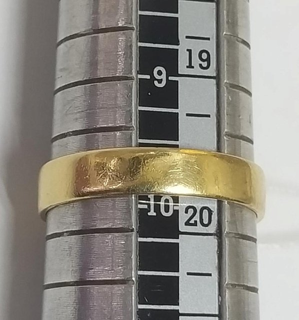 Обручальное кольцо из желтого золота (33697531)  1