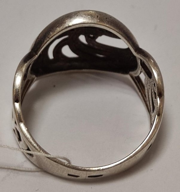 Серебряное кольцо с цирконием (33674555) 2