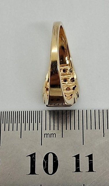 Кольцо из желтого золота с бриллиантом (-ми) (32446195)  8