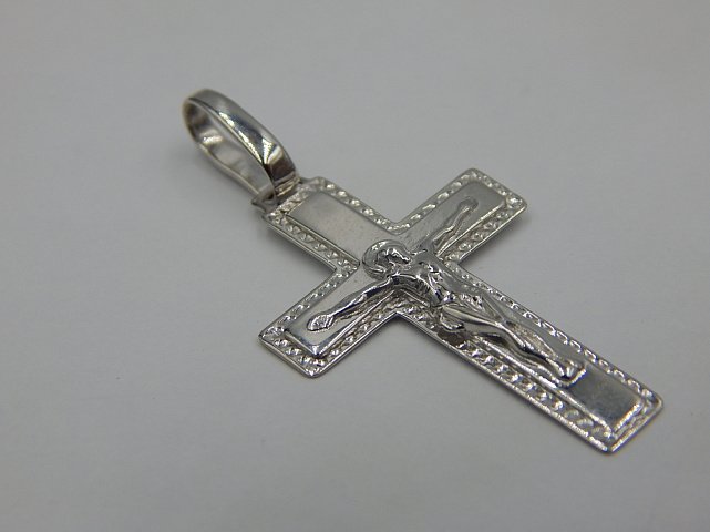 Срібний підвіс-хрест (33033578) 2