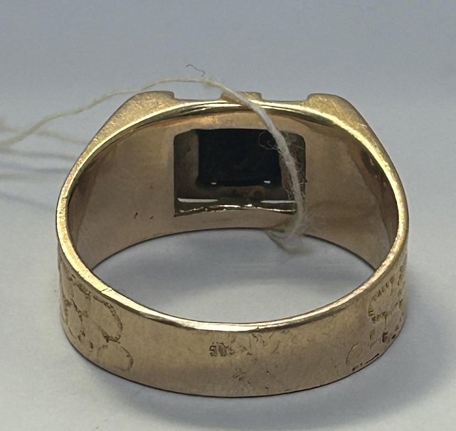 Перстень з червоного золота з цирконієм (33876628) 5
