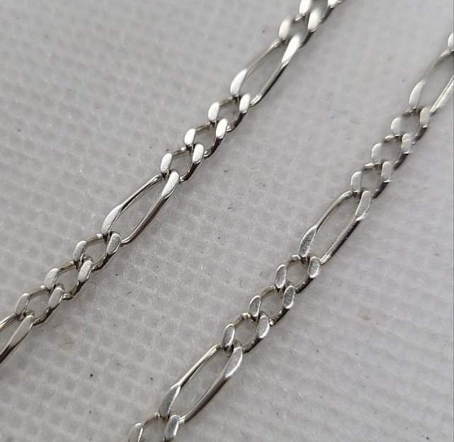 Серебряная цепь с плетением Картье (31803741) 2