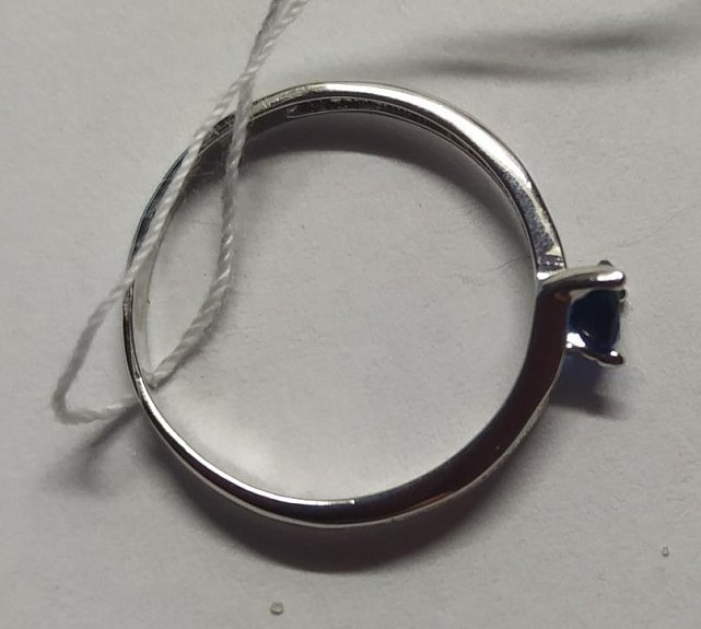 Серебряное кольцо с цирконием (30509353) 2