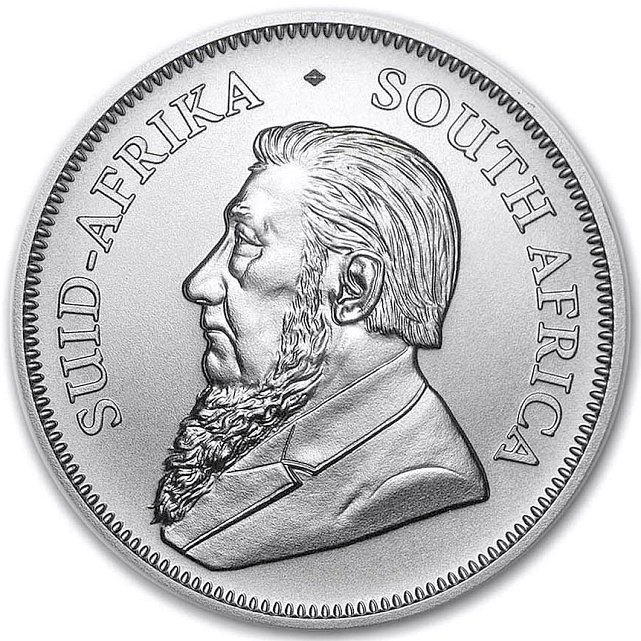 Серебряная монета 1oz Крюгерранд 1 ранд 2024 Южная Африка (MD Premier + PCGS FirstStrike) (33009477) 3
