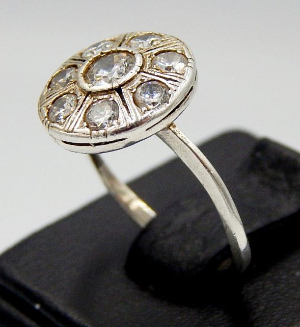 Серебряное кольцо с цирконием (32935958) 2
