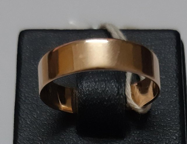 Обручальное кольцо из красного золота (32643832) 4