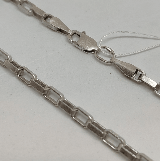 Срібний ланцюг з плетінням Якірне (29010319) 0