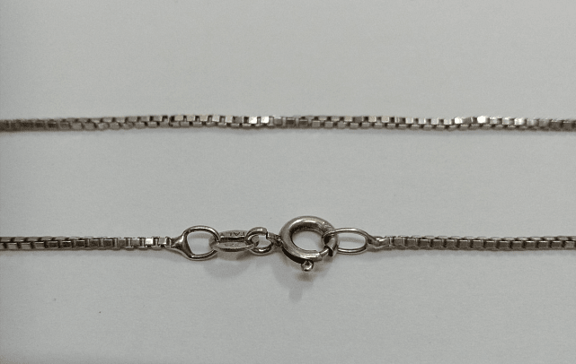 Срібний ланцюг із плетінням Венеціанське (32420584) 0