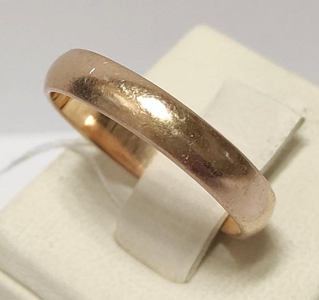 Обручальное кольцо из красного золота (33822207) 1