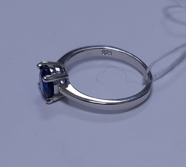 Серебряное кольцо с цирконием (30537839) 4