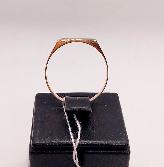 Перстень из красного золота с цирконием (33800300) 3