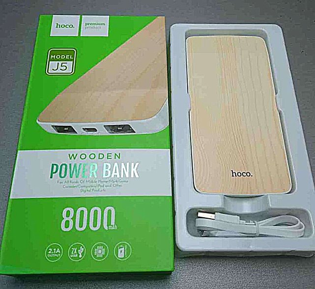 Powerbank Hoco J5 Wooden 8000 mAh Pear Wood 7