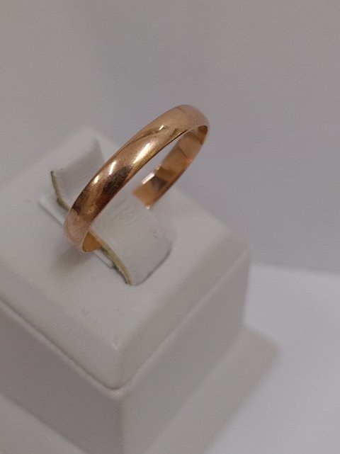 Обручальное кольцо из красного золота (33420712) 1