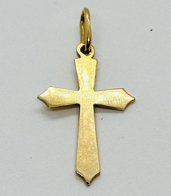 Підвіс-хрест з червоного золота (33676821) 1