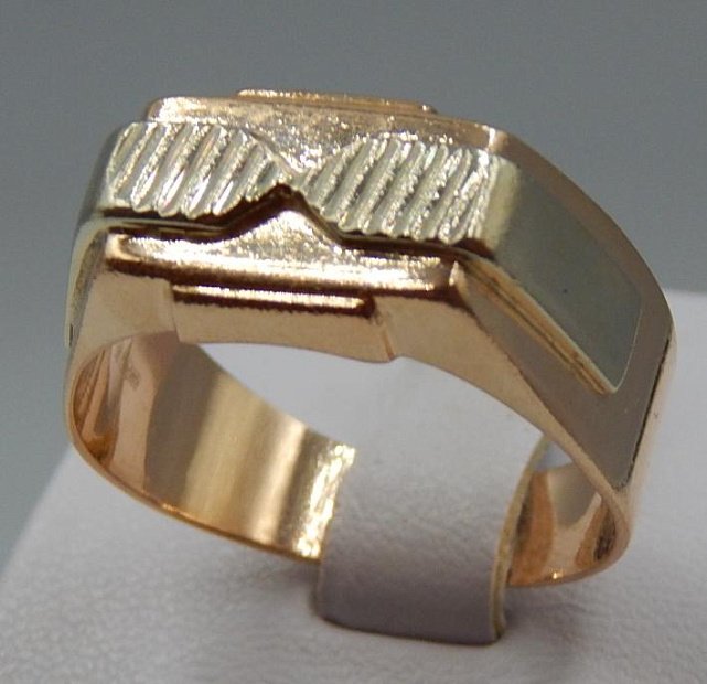 Перстень з червоного та білого золота (31896181) 1