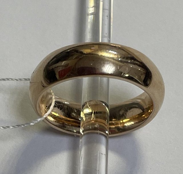 Обручальное кольцо из красного золота (33921534)  0