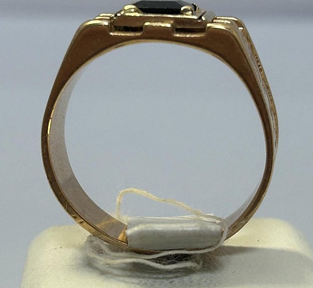 Перстень з червоного золота з цирконієм (33876628) 2