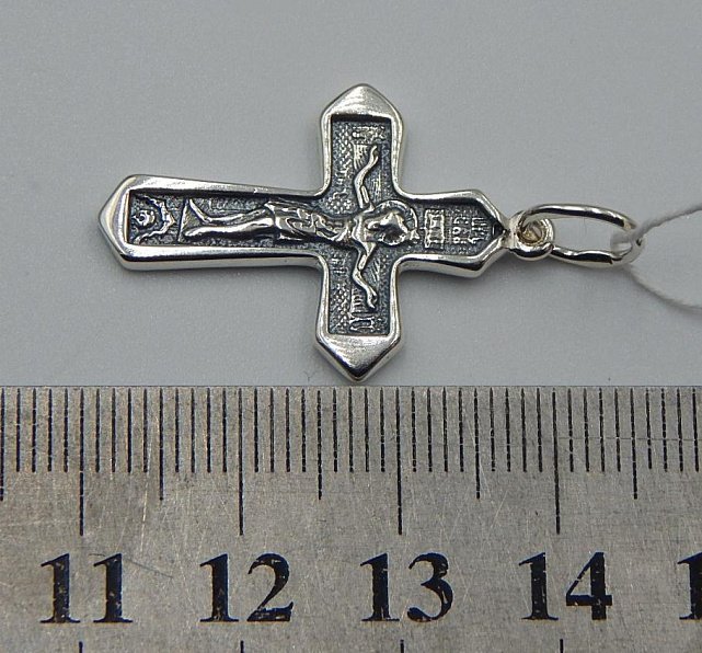 Срібний підвіс-хрест (32477044) 2