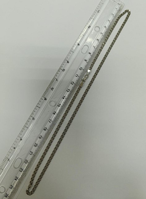 Срібний ланцюг із плетінням Бісмарк (33794085) 2