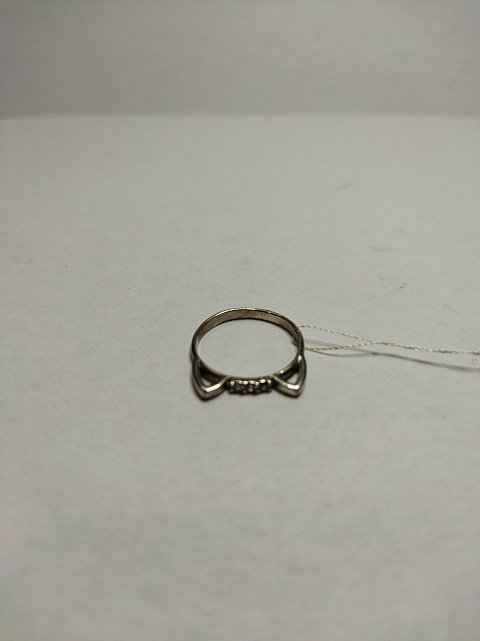 Серебряное кольцо с цирконием (30514187) 4