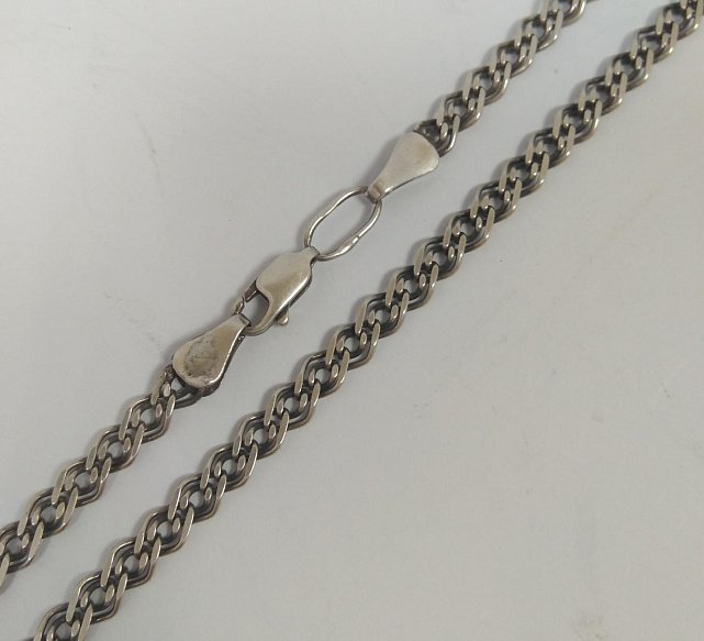 Серебряная цепь с плетением Нонна (33693991) 0
