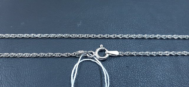 Серебряная цепь с плетением Кордовое (30627628) 5