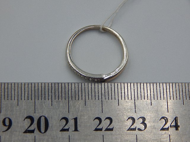 Серебряное кольцо с позолотой и цирконием (31630698) 4