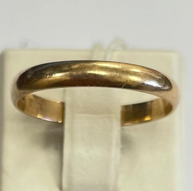 Обручальное кольцо из красного золота (33812099) 0
