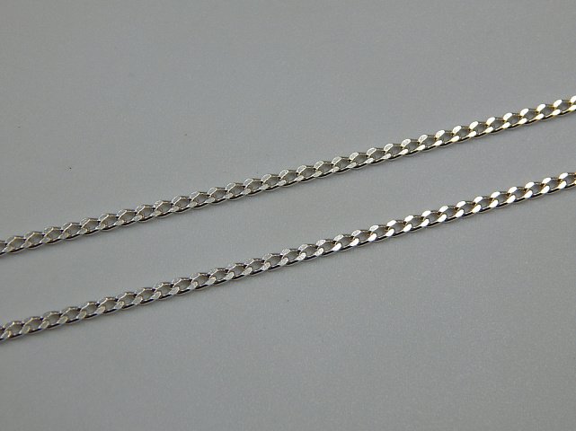 Срібний ланцюг з плетінням панцирне (32420313) 1