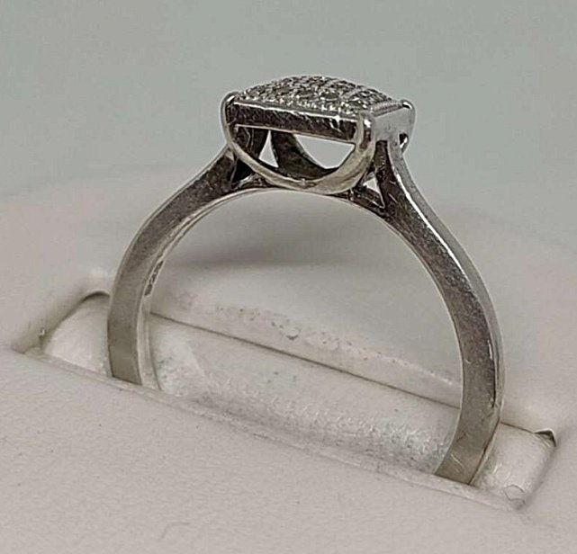 Серебряное кольцо с цирконием (33476235) 3